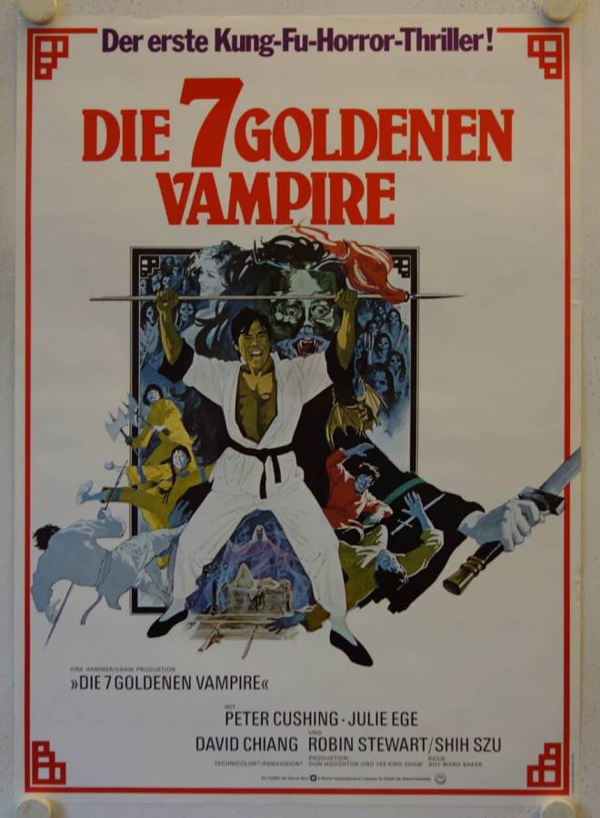 Seven Golden Vampires original release german movie poster